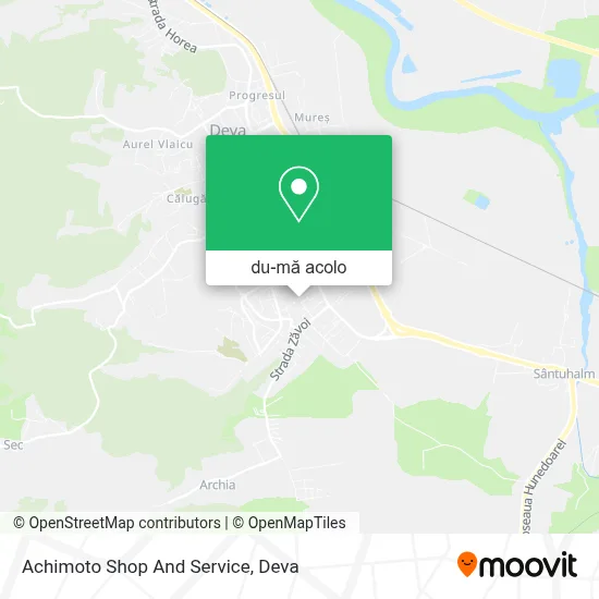 Hartă Achimoto Shop And Service