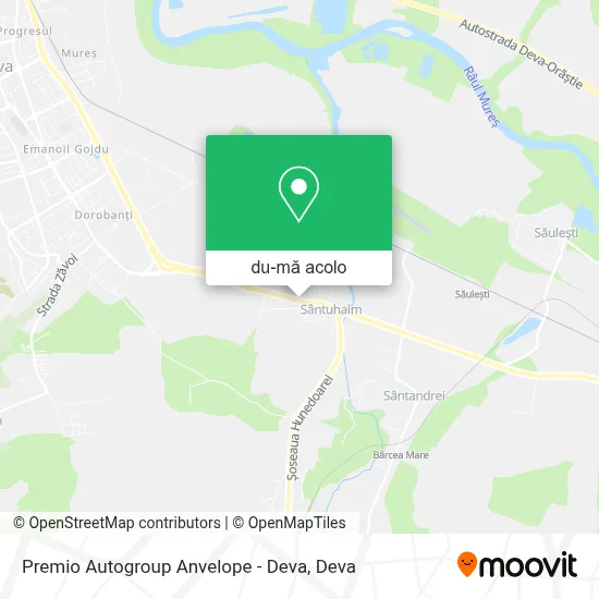 Hartă Premio Autogroup Anvelope - Deva