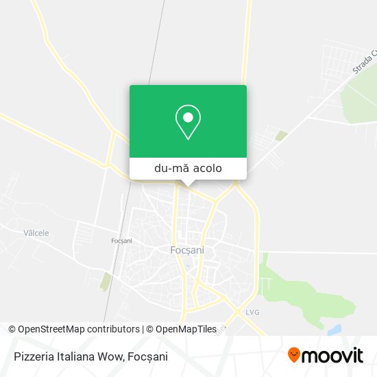 Hartă Pizzeria Italiana Wow
