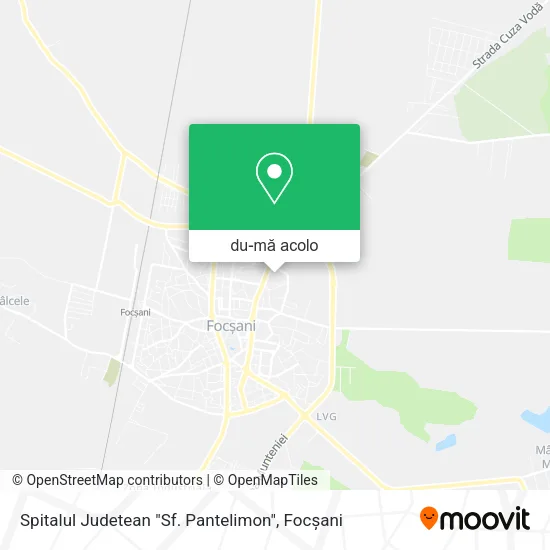 Hartă Spitalul Judetean "Sf. Pantelimon"