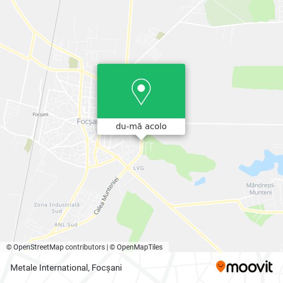 Hartă Metale International