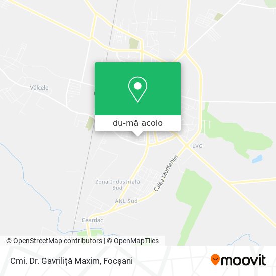 Hartă Cmi. Dr. Gavriliță Maxim