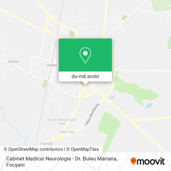 Hartă Cabinet Medical Neurologie - Dr. Buleu Mariana