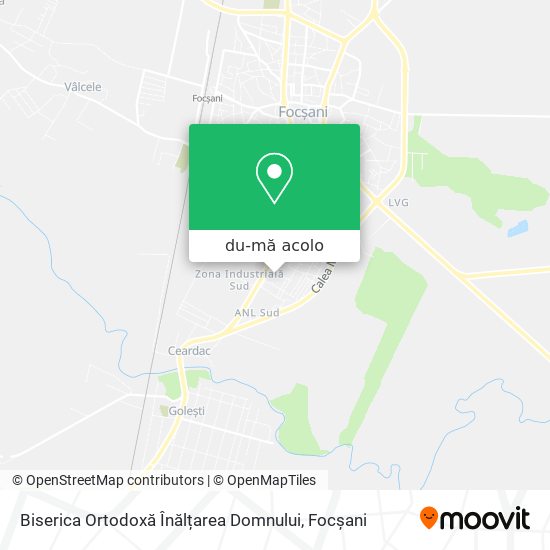 Hartă Biserica Ortodoxă Înălțarea Domnului