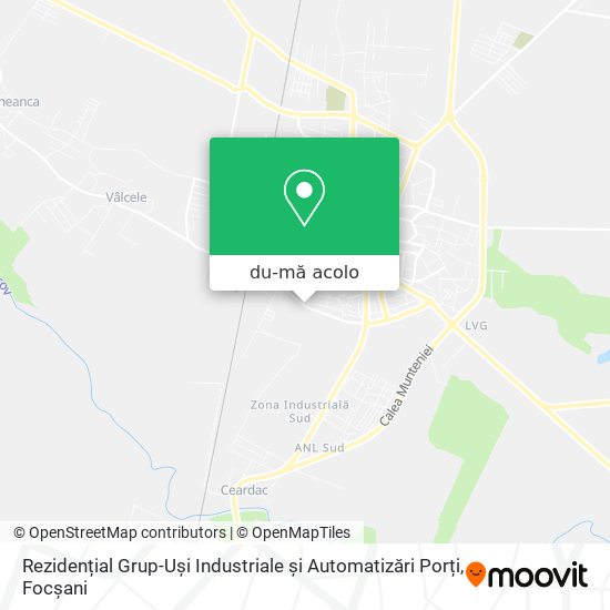 Hartă Rezidențial Grup-Uși Industriale și Automatizări Porți