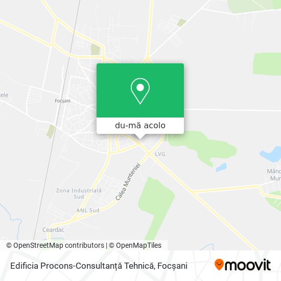 Hartă Edificia Procons-Consultanță Tehnică