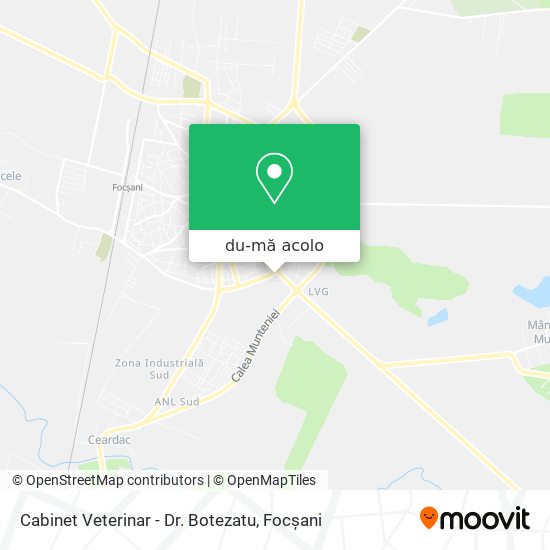 Hartă Cabinet Veterinar - Dr. Botezatu