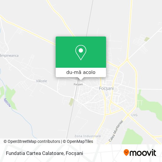 Hartă Fundatia Cartea Calatoare