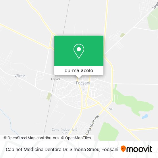 Hartă Cabinet Medicina Dentara Dr. Simona Smeu
