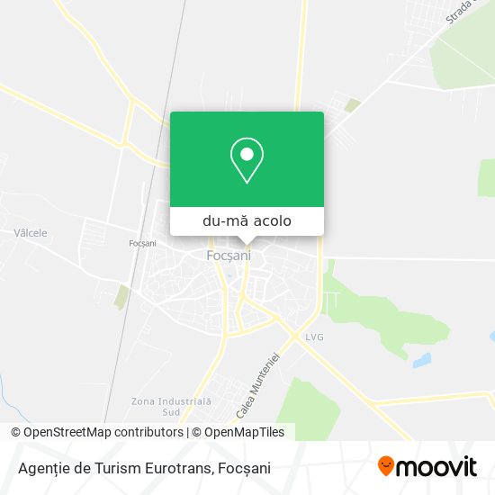 Hartă Agenție de Turism Eurotrans