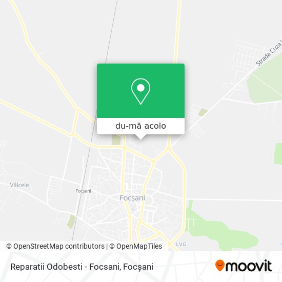 Hartă Reparatii Odobesti - Focsani