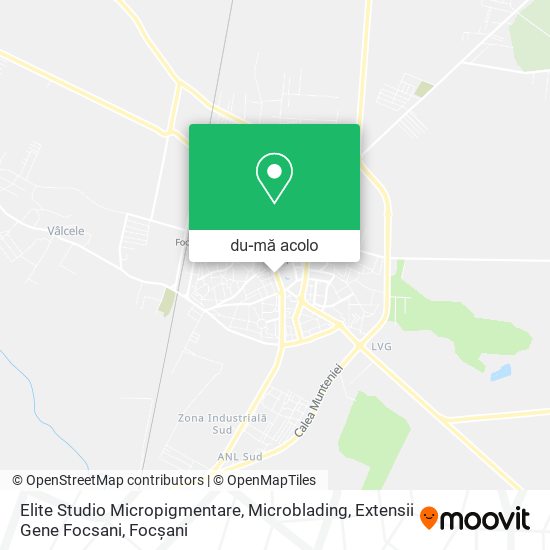 Hartă Elite Studio Micropigmentare, Microblading, Extensii Gene Focsani