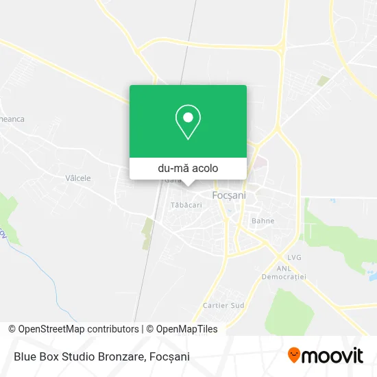 Hartă Blue Box Studio Bronzare