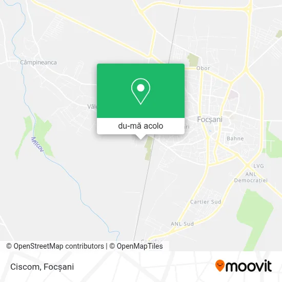 Hartă Ciscom