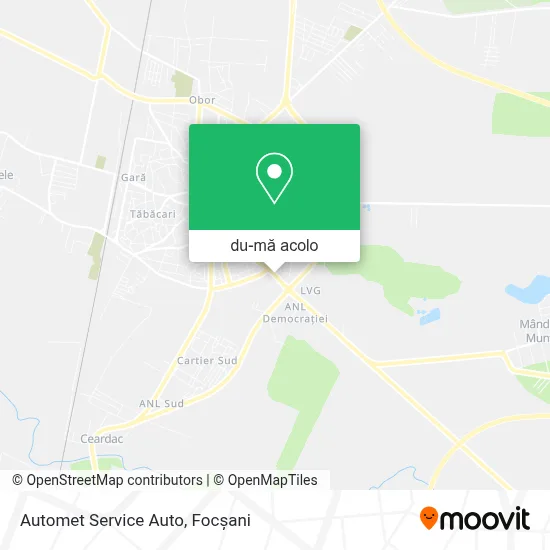 Hartă Automet Service Auto