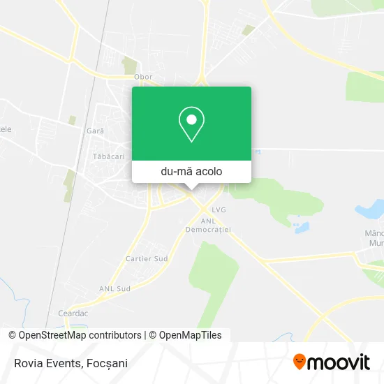 Hartă Rovia Events