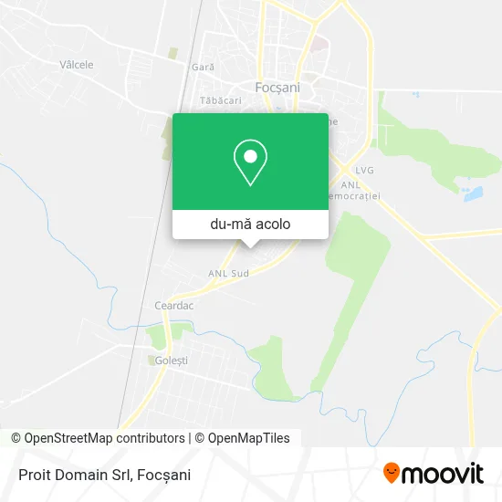 Hartă Proit Domain Srl
