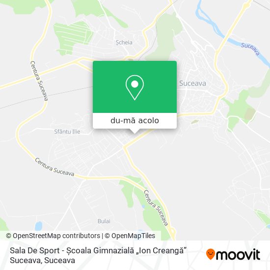 Hartă Sala De Sport - Școala Gimnazială „Ion Creangă” Suceava