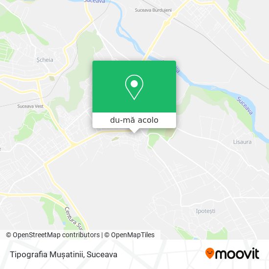 Hartă Tipografia Mușatinii