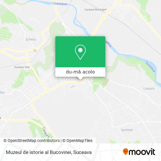 Hartă Muzeul de istorie al Bucovinei