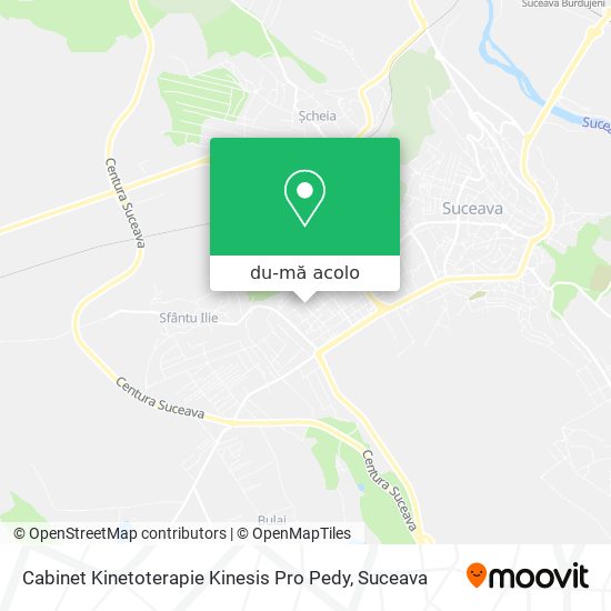 Hartă Cabinet Kinetoterapie Kinesis Pro Pedy