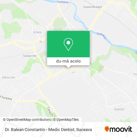 Hartă Dr. Balean Constantin - Medic Dentist