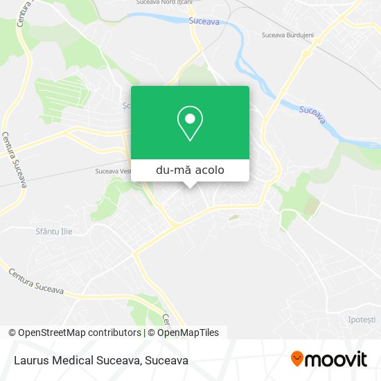 Hartă Laurus Medical Suceava