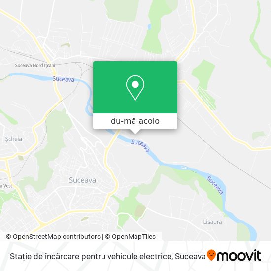 Hartă Stație de încărcare pentru vehicule electrice