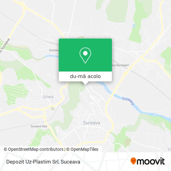 Hartă Depozit Uz-Plastim Srl
