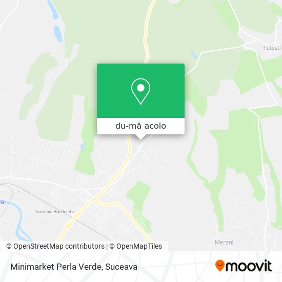 Hartă Minimarket Perla Verde