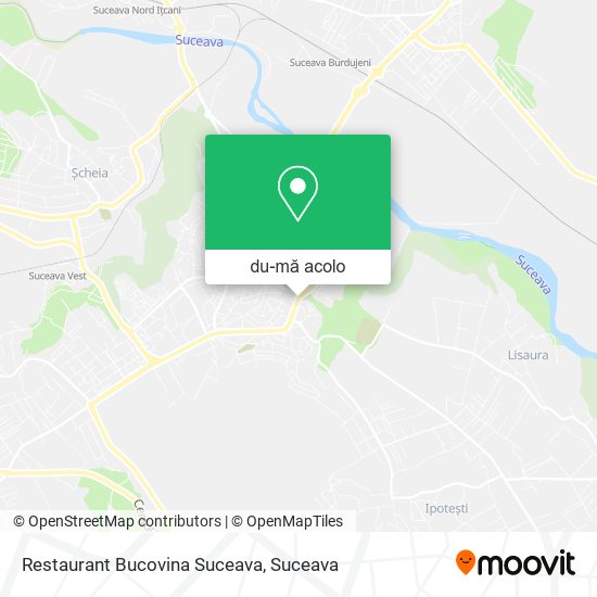 Hartă Restaurant Bucovina Suceava