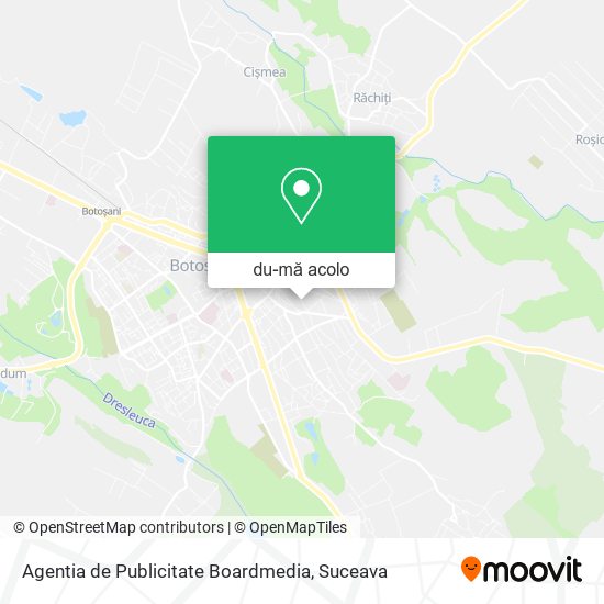 Hartă Agentia de Publicitate Boardmedia