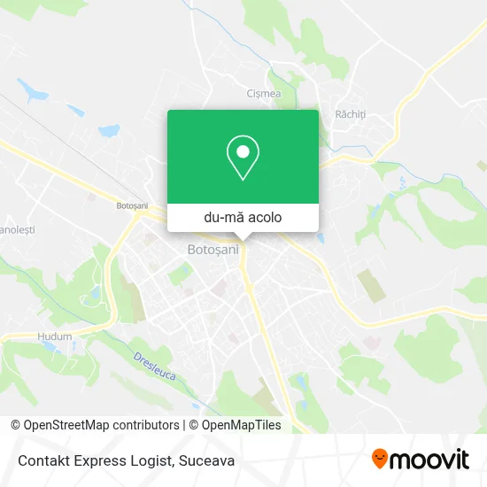 Hartă Contakt Express Logist