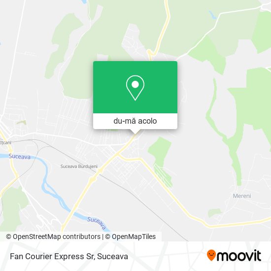 Hartă Fan Courier Express Sr