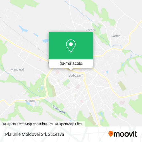 Hartă Plaiurile Moldovei Srl