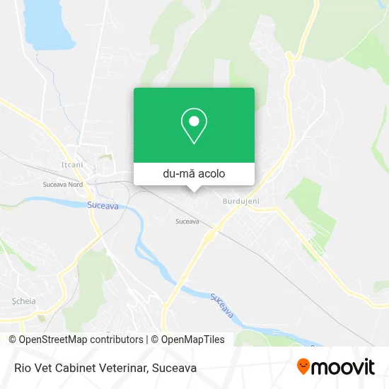 Hartă Rio Vet Cabinet Veterinar