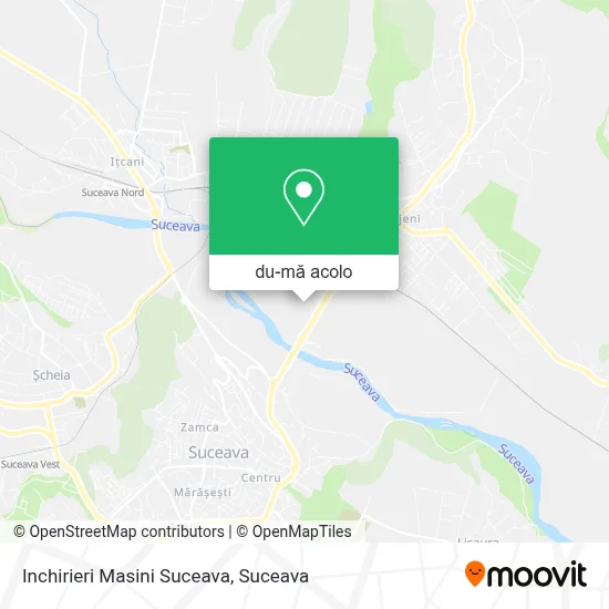 Hartă Inchirieri Masini Suceava