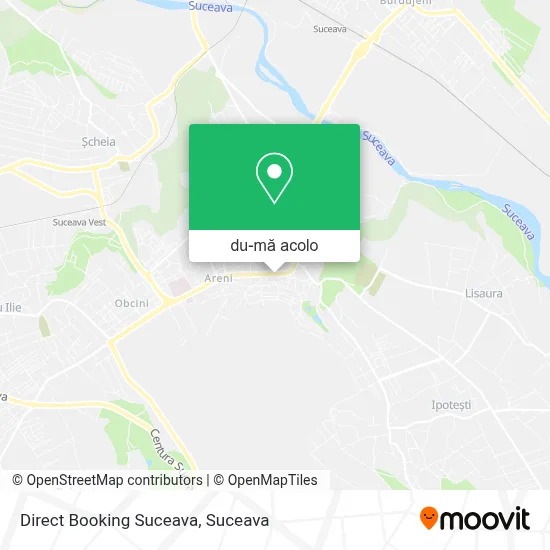 Hartă Direct Booking Suceava