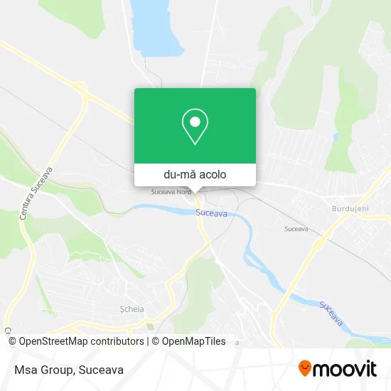 Hartă Msa Group
