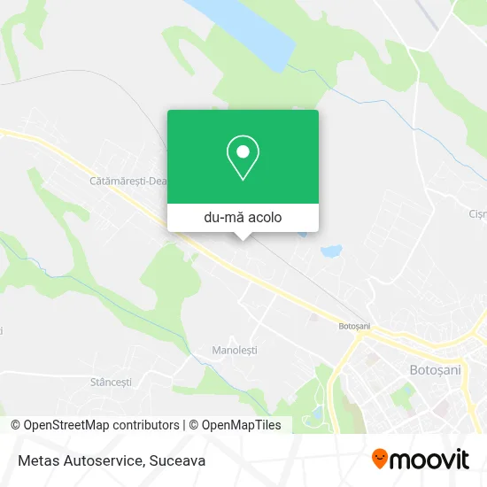Hartă Metas Autoservice