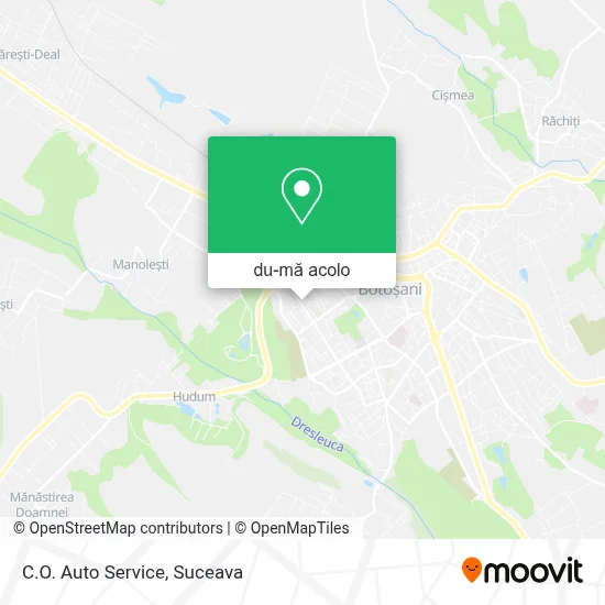 Hartă C.O. Auto Service