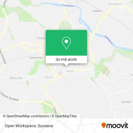 Hartă Open Workspace