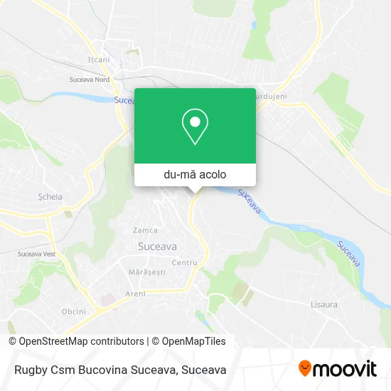 Hartă Rugby Csm Bucovina Suceava