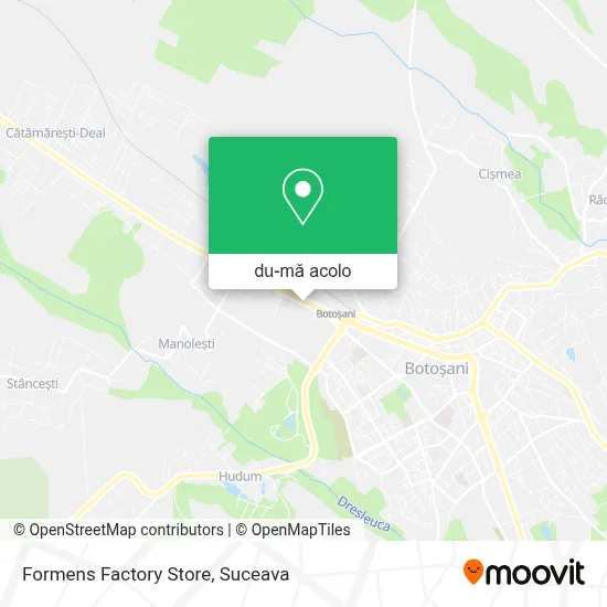 Hartă Formens Factory Store