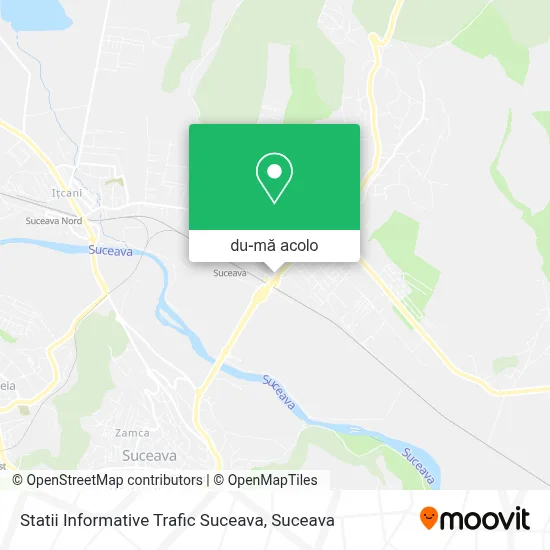 Hartă Statii Informative Trafic Suceava