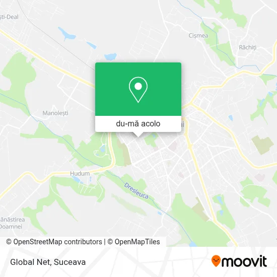 Hartă Global Net
