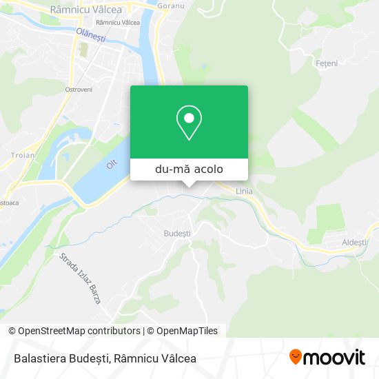 Hartă Balastiera Budești