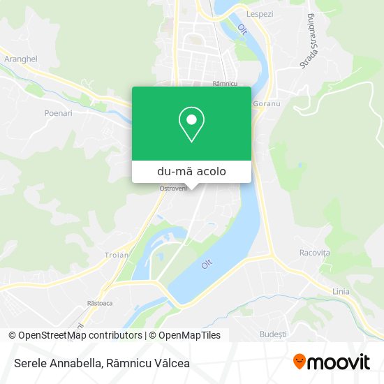 Hartă Serele Annabella