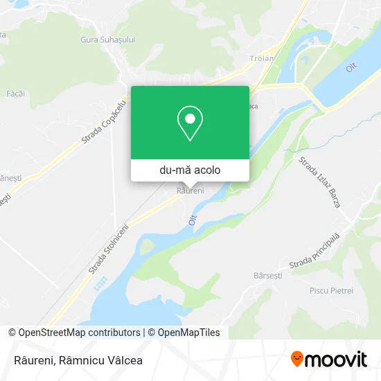 Hartă Râureni