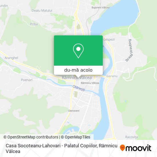 Hartă Casa Socoteanu-Lahovari - Palatul Copiilor